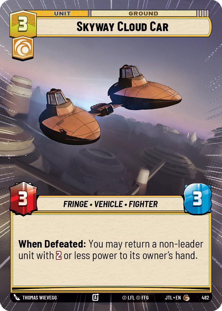 Skyway Cloud Car, Jump to Lightspeed Card Art