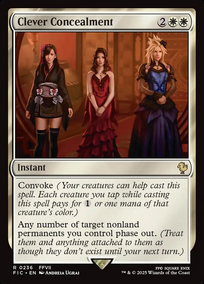 Clever Concealment, Final fantasy commander Card Art