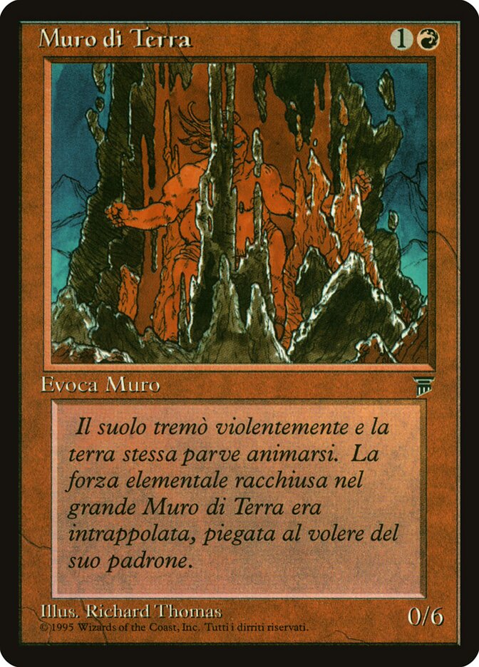 Wall of Earth, Legends Card Art
