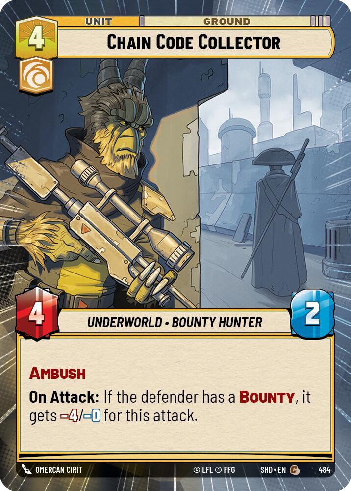 Chain Code Collector, Shadows of the Galaxy Card Art