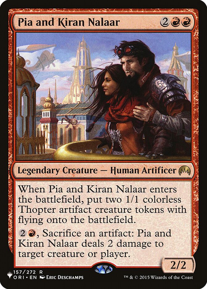 Pia and Kiran Nalaar, The List Card Art