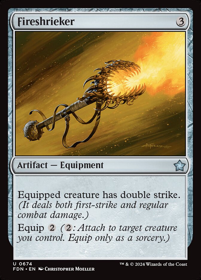 Fireshrieker, Foundations Card Art