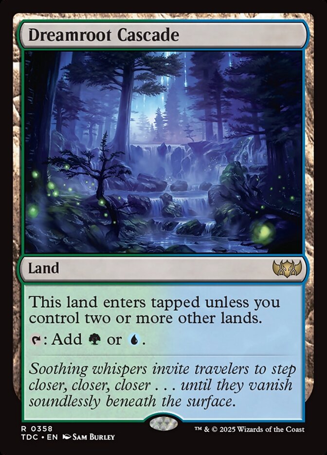 Dreamroot Cascade, Tarkir: Dragonstorm Commander Card Art