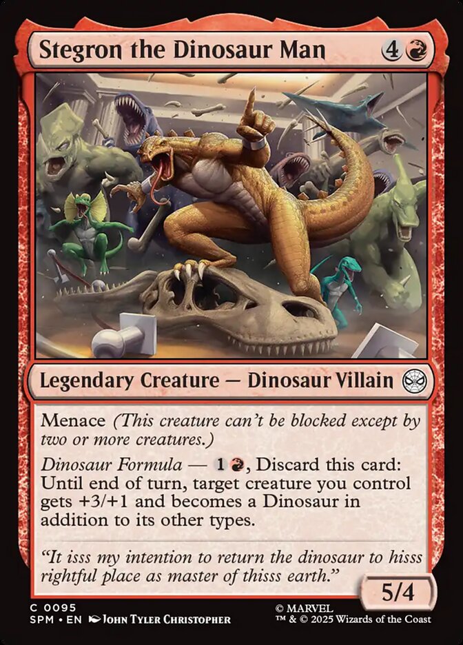 Stegron the Dinosaur Man, Marvel&