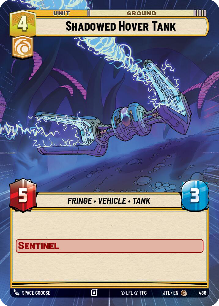 Shadowed Hover Tank, Jump to Lightspeed Card Art