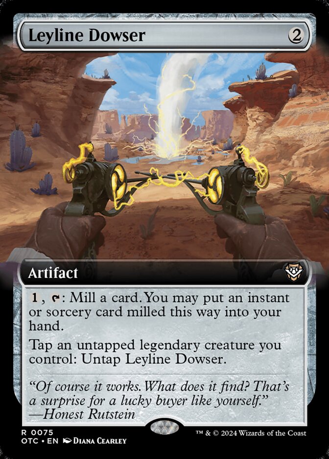 Leyline Dowser, Outlaws Of Thunder Junction Commander Card Art