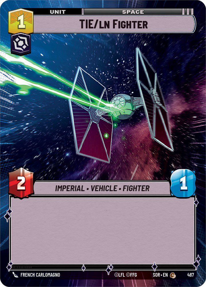 TIE/ln Fighter, Spark of Rebellion Card Art