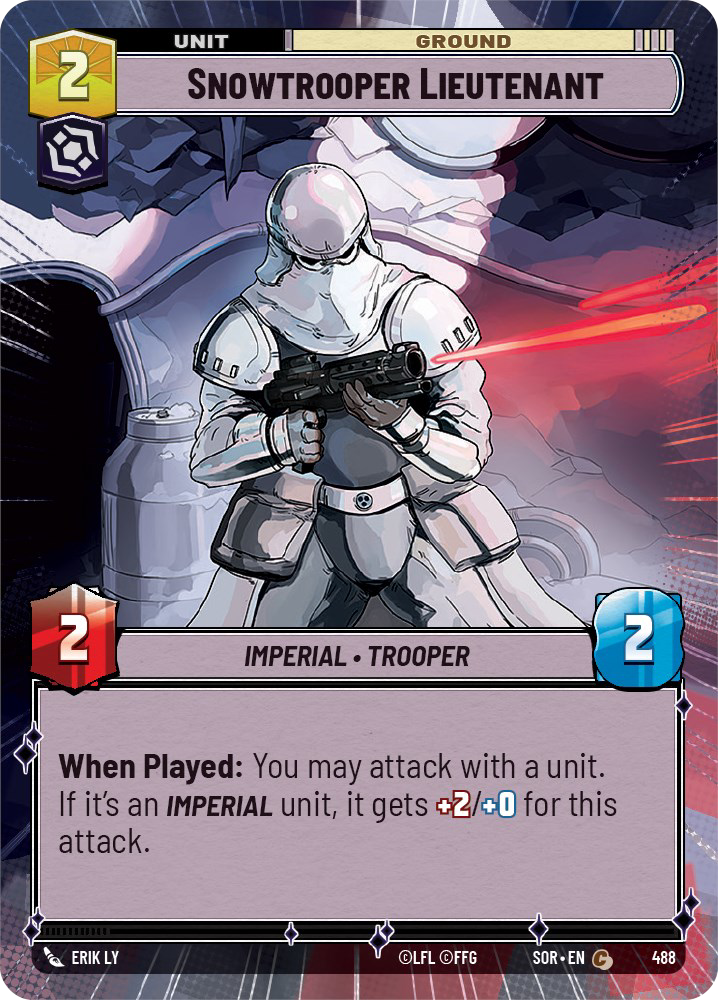 Snowtrooper Lieutenant - Hyperspace Foil