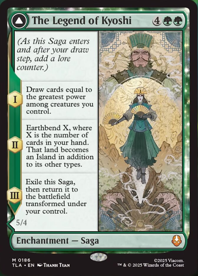 The Legend of Kyoshi // Avatar Kyoshi, Avatar: The Last Airbender Card Art