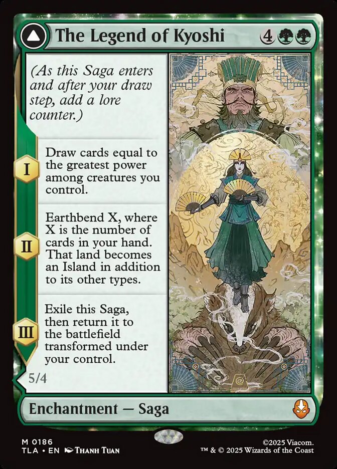 The Legend of Kyoshi // Avatar Kyoshi, Avatar: The Last Airbender Card Art