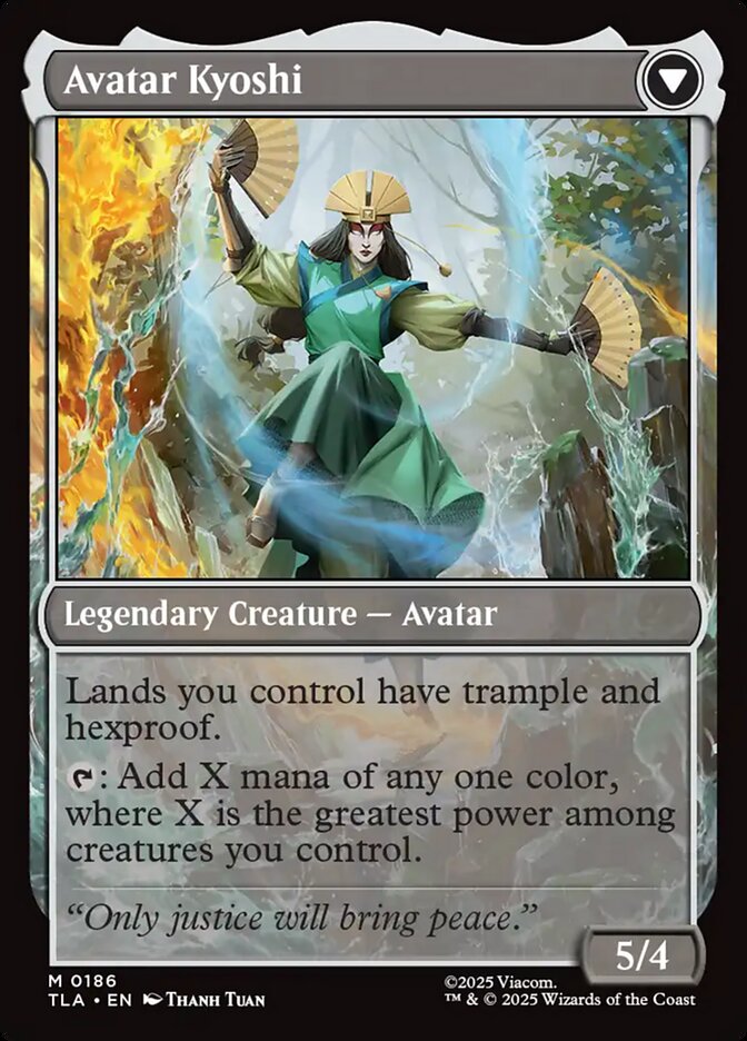 The Legend of Kyoshi // Avatar Kyoshi, Avatar: The Last Airbender Card Art