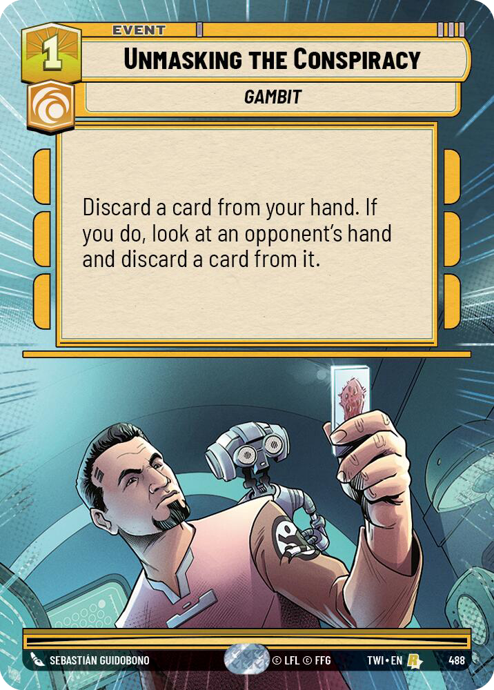 Unmasking the Conspiracy, Twilight of the Republic Card Art
