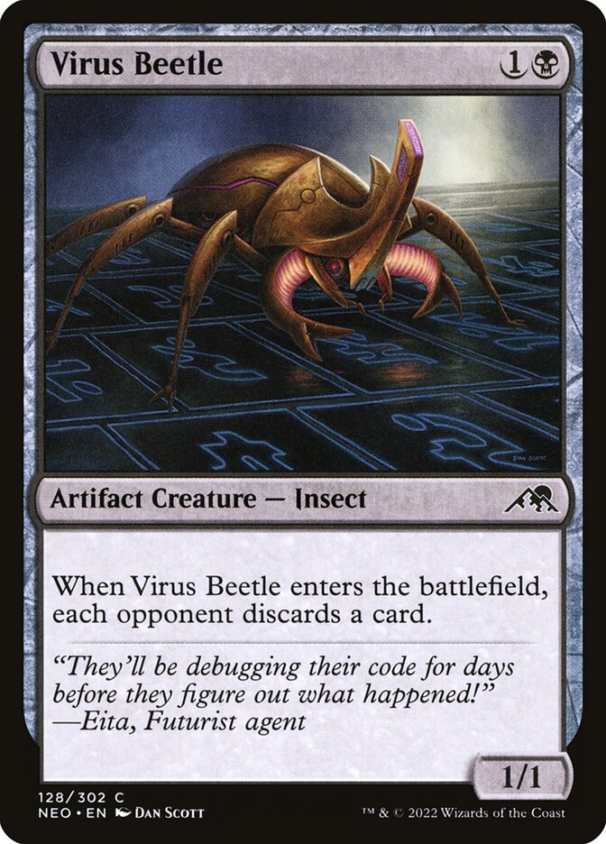 Virus Beetle, Kamigawa: Neon Dynasty Card Art