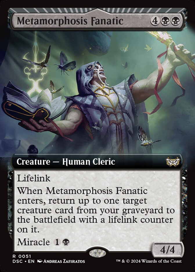 Metamorphosis Fanatic, Duskmourn: house of horror commander Card Art