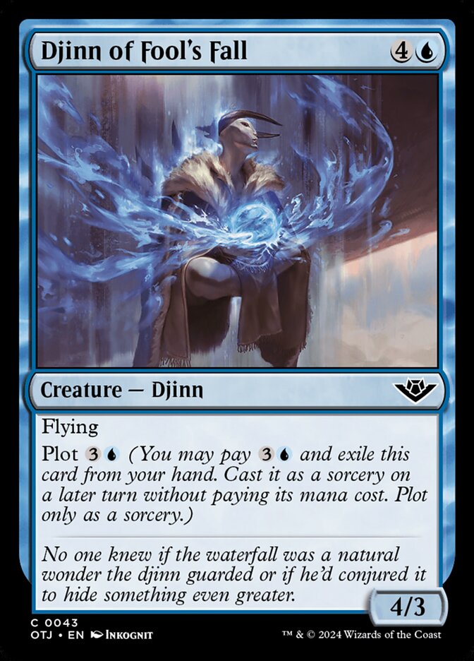 Djinn of Fool's Fall, Outlaws of thunder junction Card Art