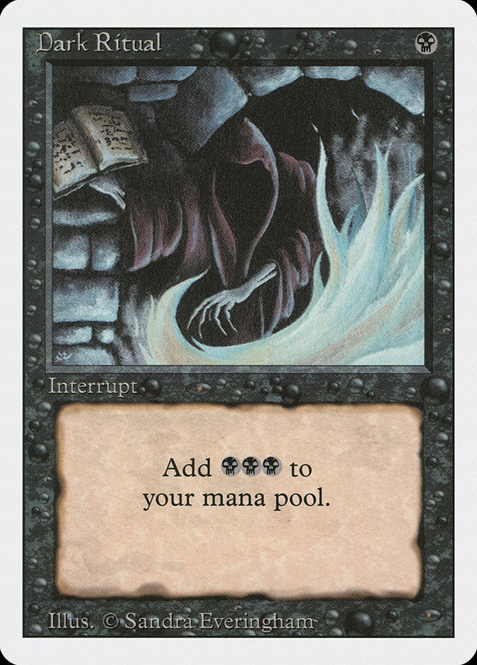 Dark Ritual, Revised edition Card Art