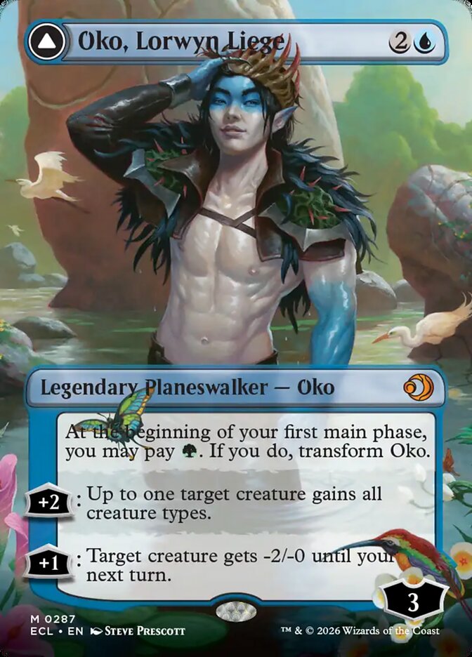 Oko, Lorwyn Liege // Oko, Shadowmoor Scion, Lorwyn Eclipsed Card Art