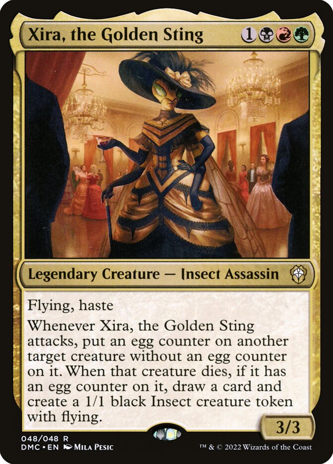 Xira, the Golden Sting, Dominaria United Commander Card Art