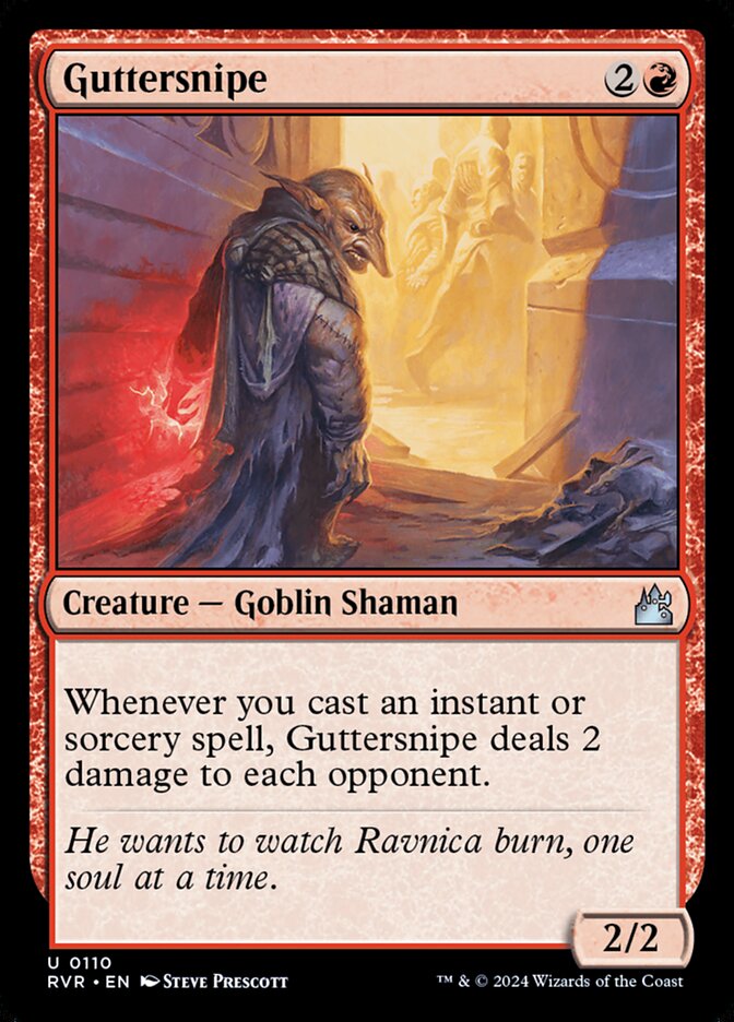 Guttersnipe, Ravnica remastered Card Art