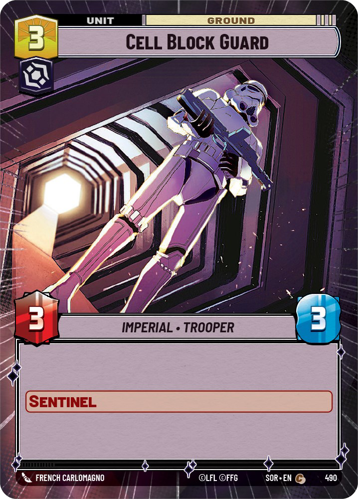Cell Block Guard, Spark of Rebellion Card Art