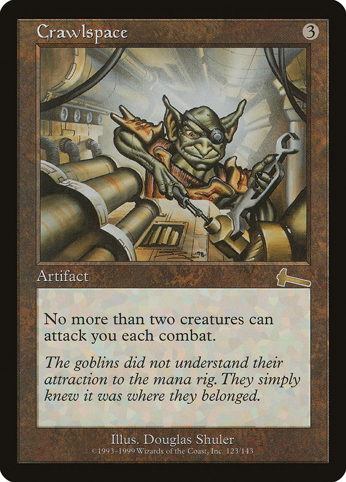 Crawlspace, Urza's legacy Card Art