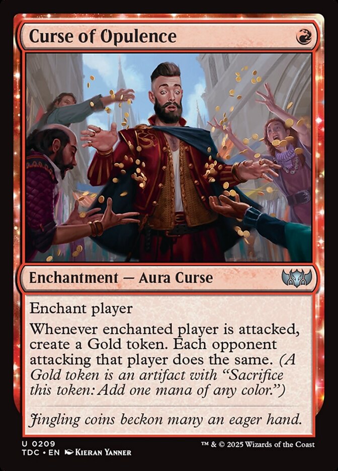 Curse of Opulence, Tarkir: Dragonstorm Commander Card Art