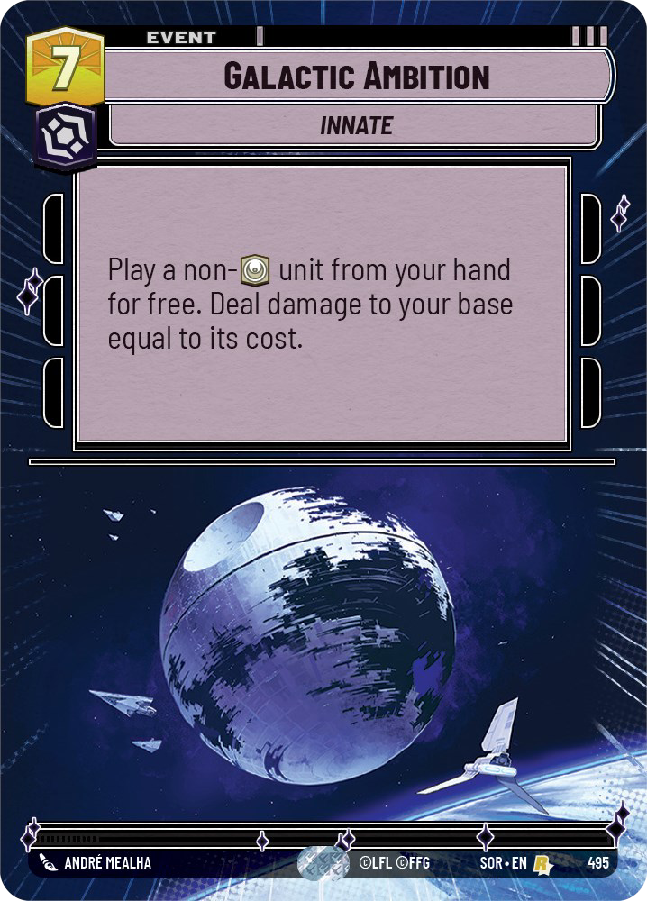 Galactic Ambition, Spark of Rebellion Card Art