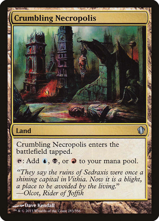 Crumbling Necropolis, Commander 2013 Card Art