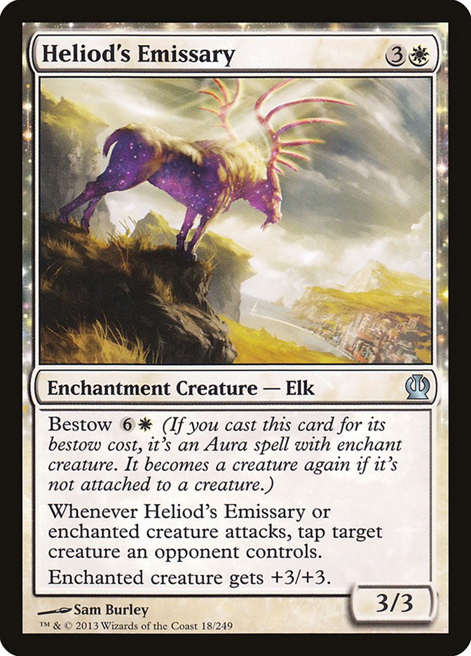Heliod's Emissary, Theros Card Art