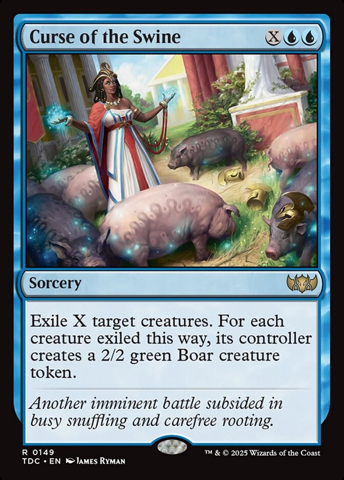 Curse of the Swine, Tarkir: Dragonstorm Commander Card Art