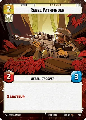 Rebel Pathfinder - Hyperspace Foil