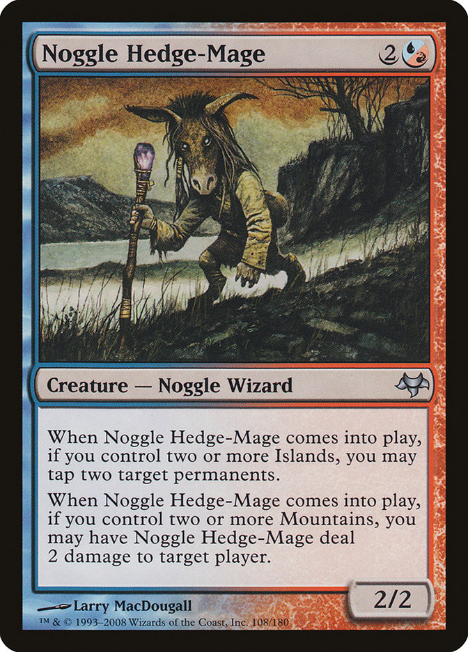 Noggle Hedge-Mage, Eventide Card Art