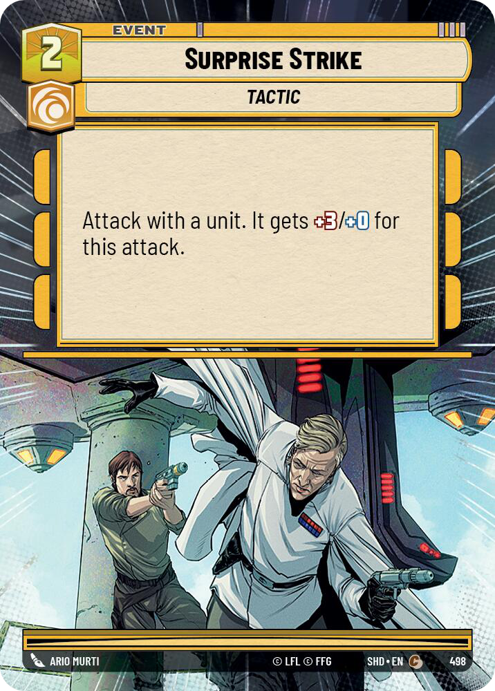 Surprise Strike, Shadows of the Galaxy Card Art