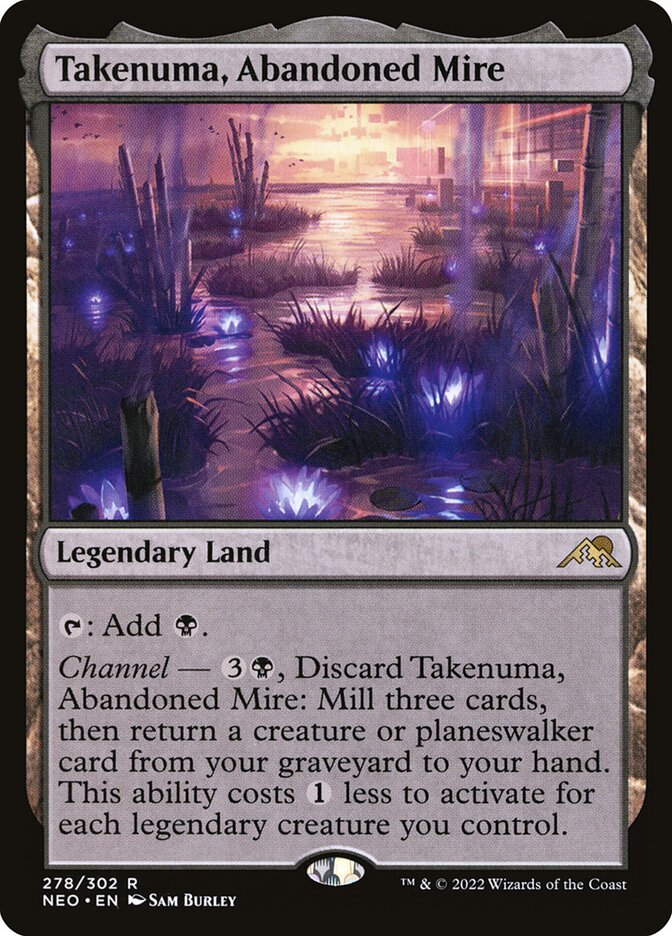 Takenuma, Abandoned Mire, Kamigawa: neon dynasty Card Art