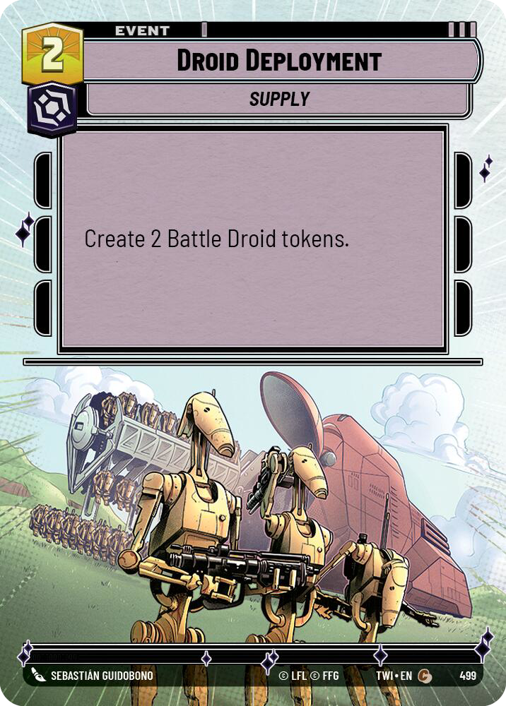 Droid Deployment, Twilight of the Republic Card Art