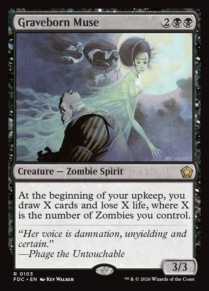 Graveborn Muse, Foundations Commander Card Art