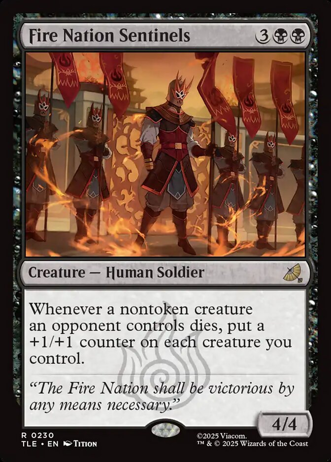 Fire Nation Sentinels, Avatar: The Last Airbender Eternal Card Art