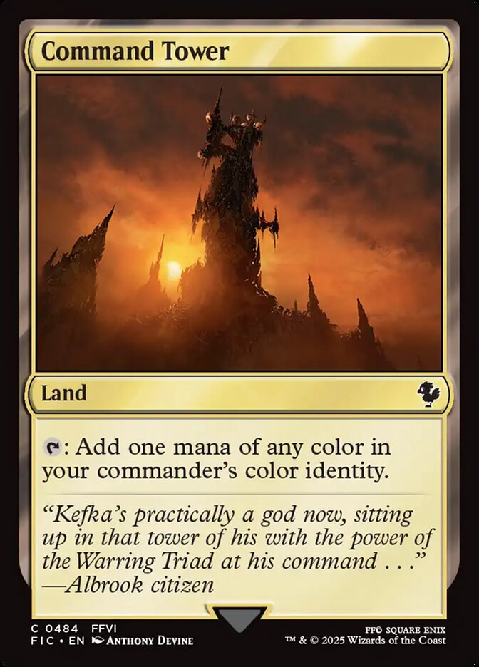 Command Tower, Final fantasy commander Card Art
