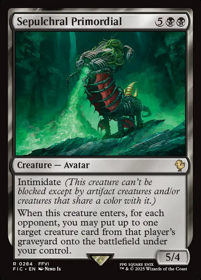 Sepulchral Primordial, Final fantasy commander Card Art