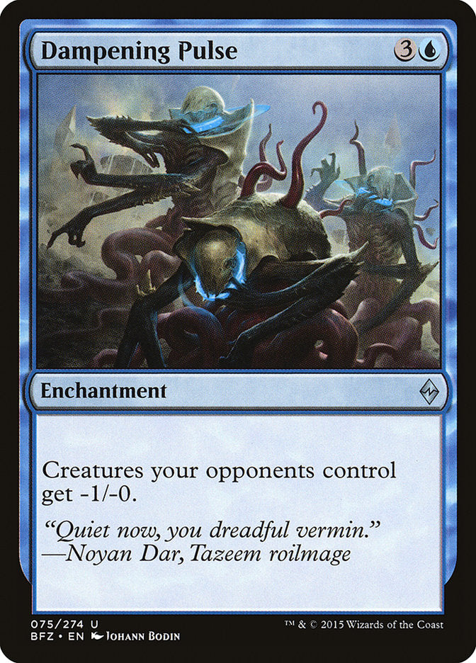 Dampening Pulse, Battle for zendikar Card Art