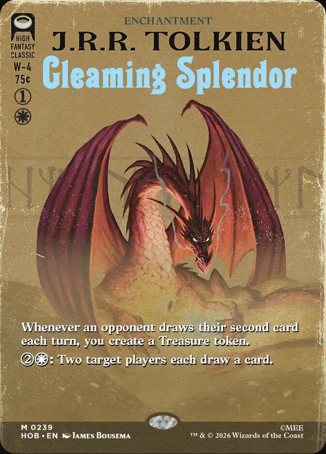Gleaming Splendor, The Hobbit Card Art
