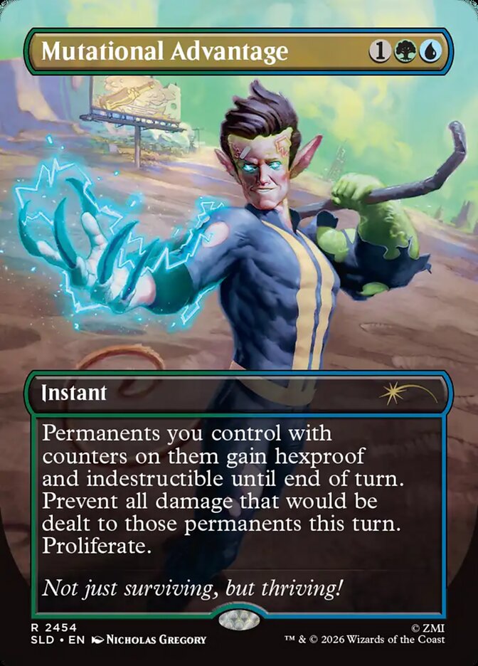 Mutational Advantage, Secret Lair Drop Card Art