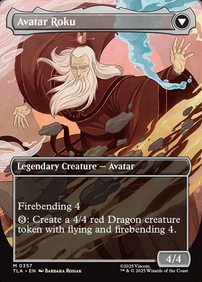 The Legend of Roku // Avatar Roku, Avatar: The Last Airbender Card Art