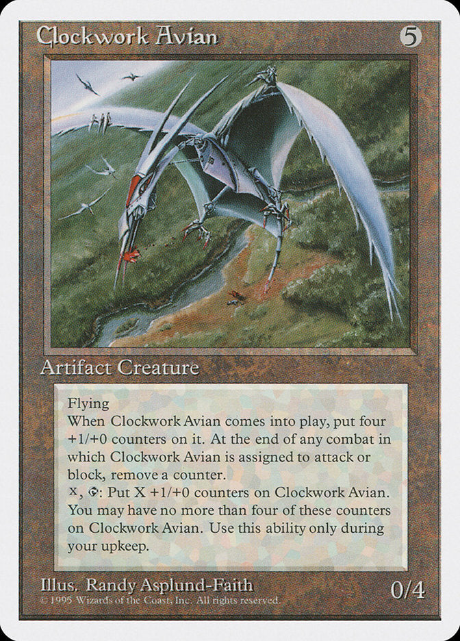 Clockwork Avian, Fourth edition Card Art