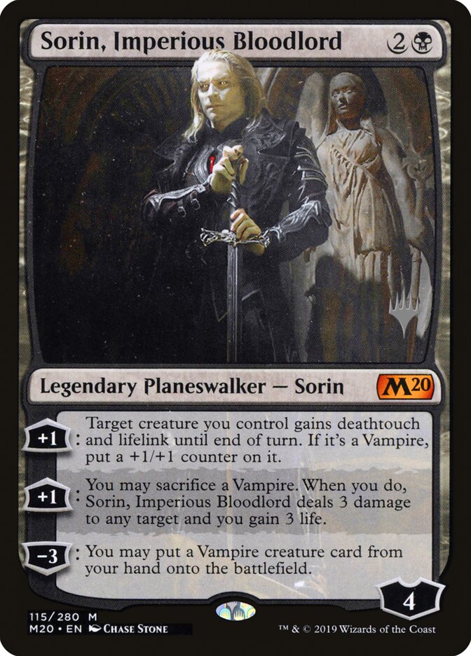 Sorin, Imperious Bloodlord, Core Set 2020 Promos Card Art