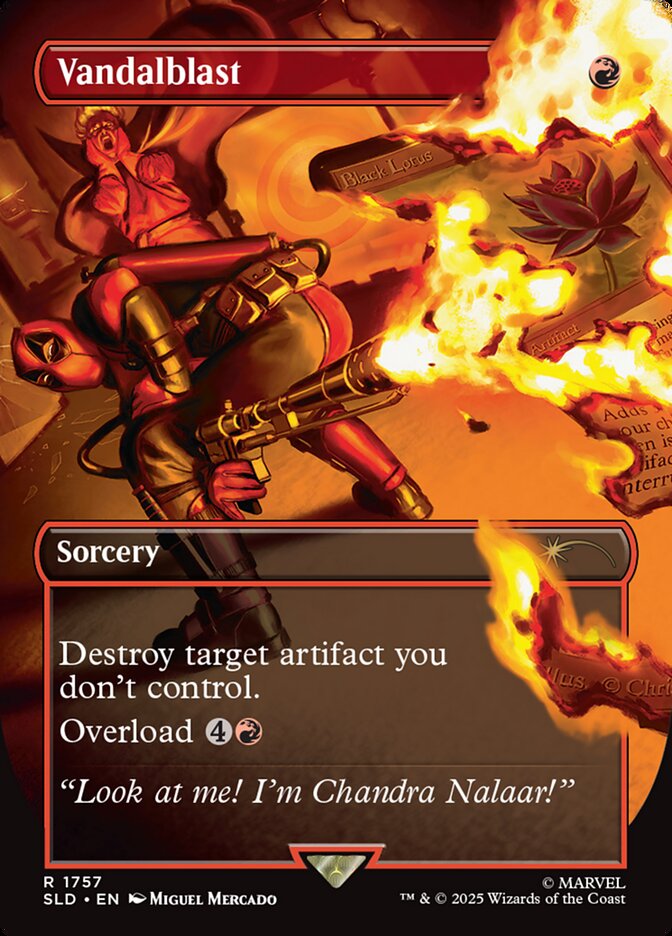 Vandalblast, Secret Lair Drop Card Art