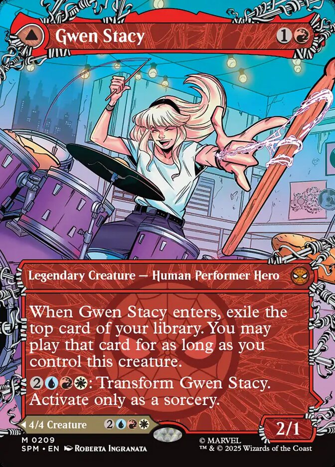 Gwen Stacy // Ghost-Spider, Marvel'S Spider-Man Card Art