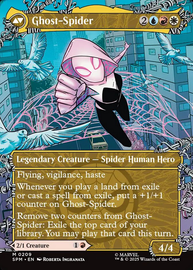 Gwen Stacy // Ghost-Spider, Marvel'S Spider-Man Card Art