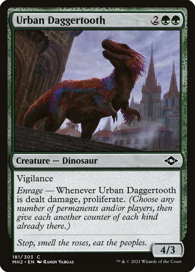 Urban Daggertooth, Modern Horizons 2 Card Art