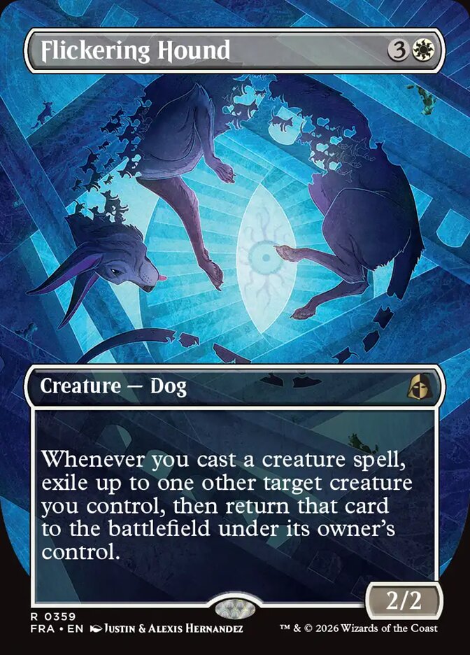 Flickering Hound, Reality Fracture Card Art